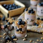 Mini Blueberry and Cherry Greek Yogurt Parfaits