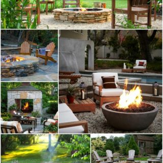 Outdoor Design: Backyard Firepit Inspiration Board