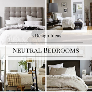 Black, Tan, and White Bedroom Design Ideas