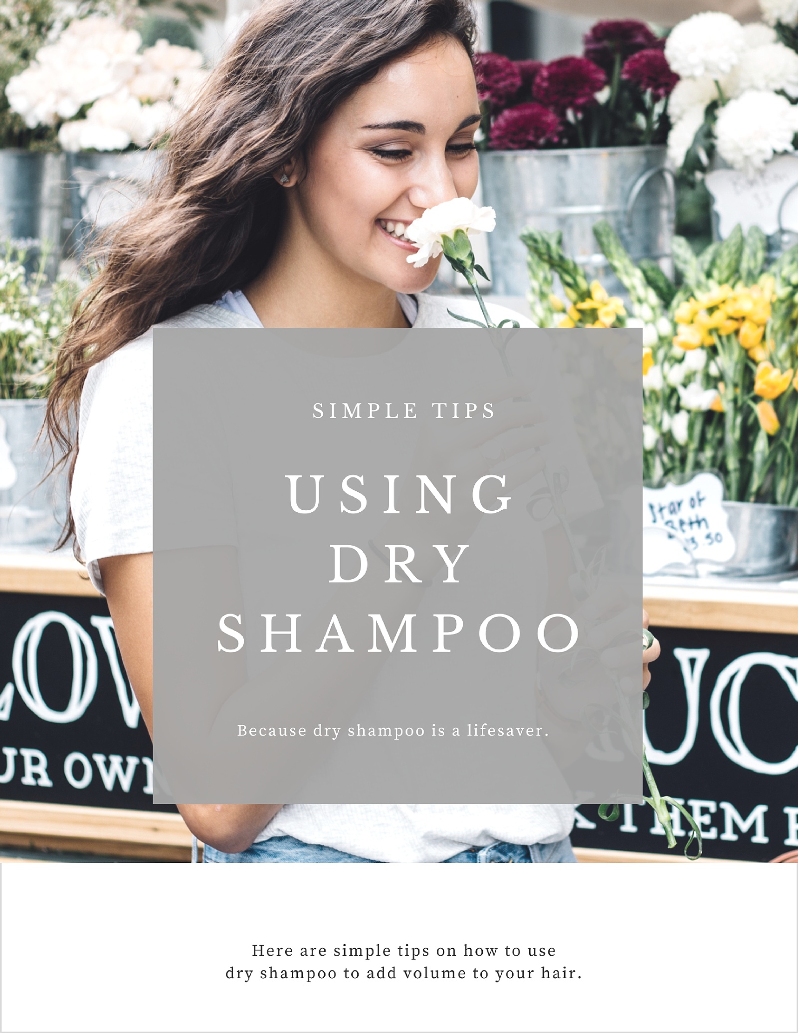 5 sposoby użycia suchego szamponu, aby dodać włosom objętości