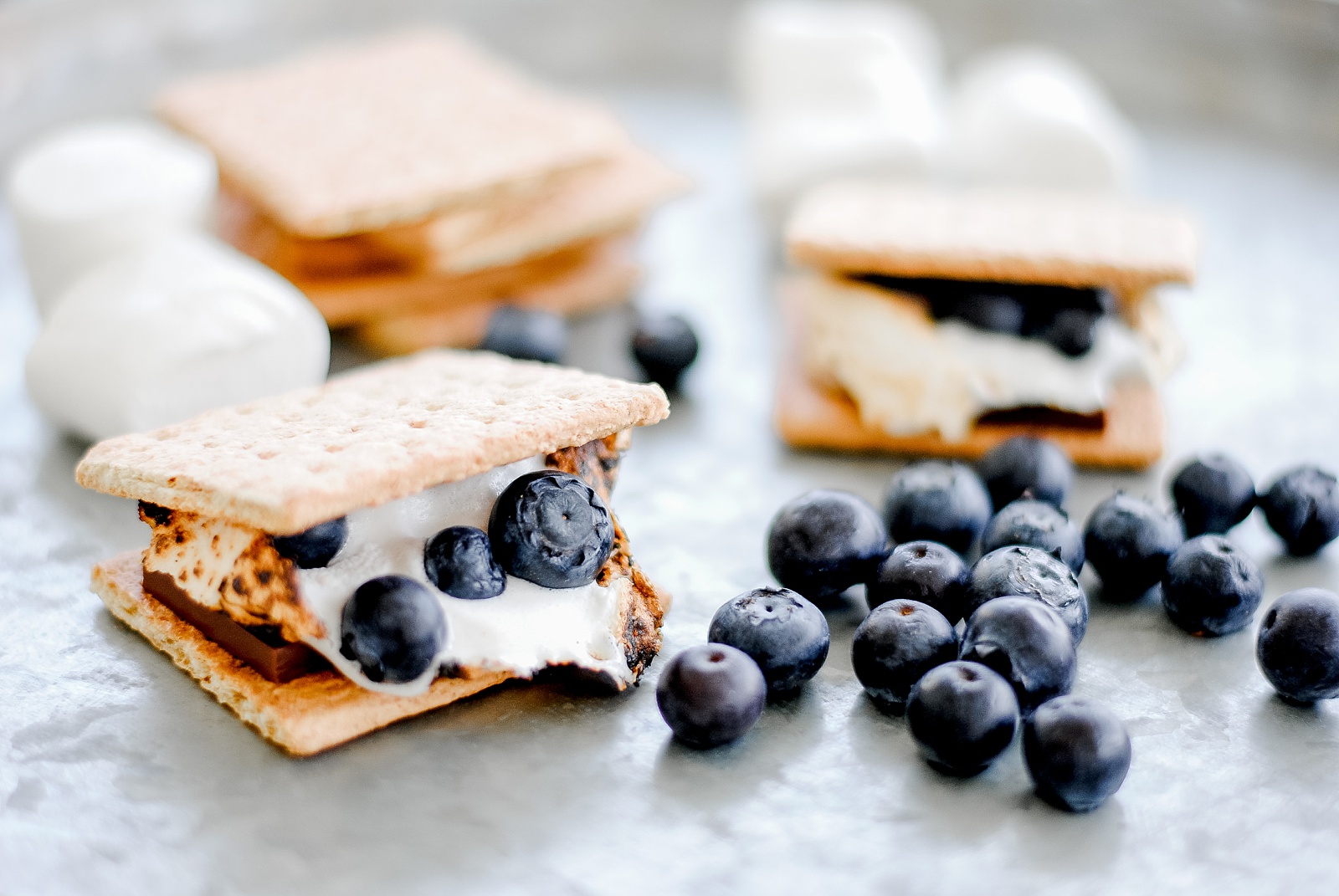 Simple Blueberry S'mores Recipe