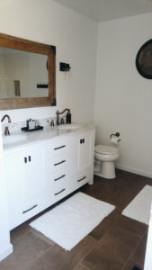 Loving our newly remodeled master bathroom