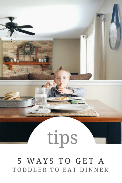 5 Ways to Get a Toddler to Eat Dinner + Giveaway