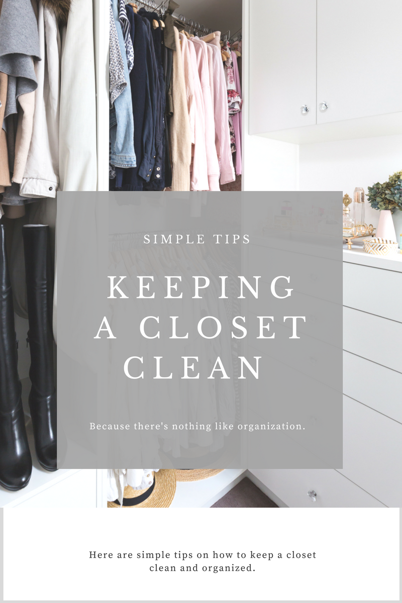  5 Simple Ways to Have a Clean Closet