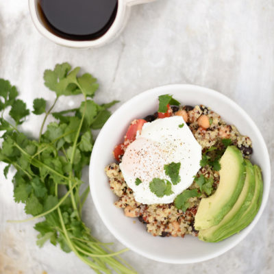 Nutritious Breakfast Recipe: Quinoa Bowl With Egg and Avocado